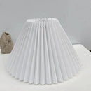 Axyaa Pleated KD Lampshade E27 Modern Minimalist DIY Nordic Washable Wall Lampshade