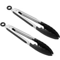 Axyaa Silicone Grilling Tong Stainless Steel BBQ Clip Clamp Kitchen Tools