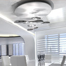 Luxury Silver LED Mercury Glass Pendant Lamp Axyaa Collection