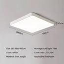 Axyaa Modern LED Ceiling Lights for Living Room Bedroom Study Kitchen Square Fixtures