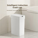Axyaa Smart Trash Can for Narrow Spaces: Auto Sensor, Dual Orientation (Vertical/Horizontal)