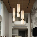 Axyaa Silk Pendant Lamp for Living Room Villa Staircase LED Floor Light