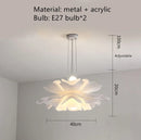 Axyaa Petal LED Chandelier for Restaurant, Bar, Coffee Shop, Living Room, Bedroom
