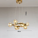 Axyaa LED Pendant Chandeliers for Modern Living and Dining Room Lighting