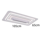 Axyaa Bladeless LED Ceiling Fan Chandelier for Bedroom, Living Room - Square Design