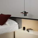 Axyaa Modern Copper LED Pendant Light for Living Dining Room - Hanging Lamp