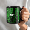 Axyaa Black Ceramic Coffee Mug for Science Fiction Movie Lovers and Office Tea Cup
