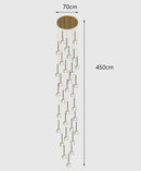Axyaa Vintage Pendant Ceiling Chandelier for Home Dining Room Lighting