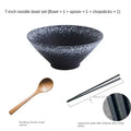 Axyaa Ceramic Ramen Bowl Soup Bowl Set: Creative Tableware for Home