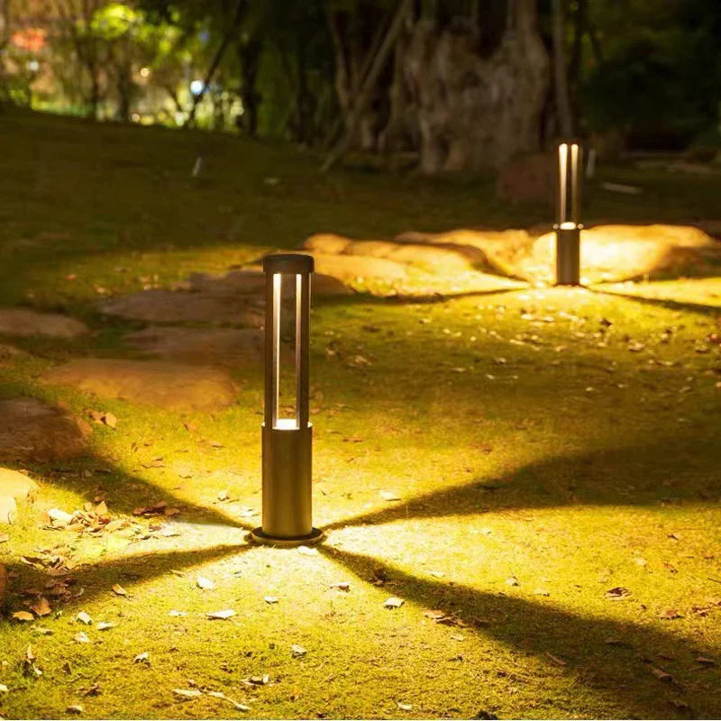Axyaa Modern Waterproof Solar LED Garden Lawn Light for Outdoor Landscape Lighting