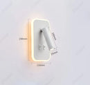 Axyaa Adjustable USB Wall Lamp for Bedroom Study, Minimalist LED Reading Light