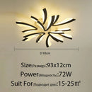 Modern Acrylic LED Ceiling Lamp by Axyaa - Dandelion Design Dining Room Light