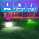 Axyaa RGB Smart Floodlight: 16 Million Colors, Adjustable, Wireless Connectivity