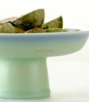 Axyaa High Leg Chinese Tea Tray - Stylish Household Tray for Dim Sum and Fruits