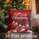 Let It Snow Pillow Covers by Axyaa for Sofa, Bedroom, Car - Rectangular Cushion