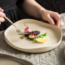 Axyaa Ceramic Steak & Pasta Plate - Restaurant Tableware