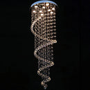 Luxury Crystal Chandelier by Axyaa: Modern LED Pendant Light for Staircase, Hotel, Bedroom
