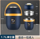Axyaa Stainless Steel Vacuum Insulated Bento Box - Two-Layer Ultra Long Insulation