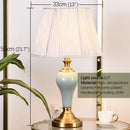 Axyaa Luxury Ceramics Table Lamp LED Modern Design for Living Room Bedroom
