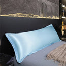 Axyaa Ice Silk Solid Color Pillowcase for Double and Single Pillows