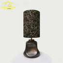 Axyaa Ceramic Fabric LED Table Lamp - French Design Medieval Retro Style