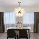 Axyaa Glass Bubble Pendant Chandelier for Modern Room Decor