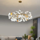 Axyaa Ginkgo Leaves Acrylic Chandelier Modern Luxury Pendant Lamp for Home Decor