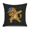 Funny Cats Print Pillow Case for Home Decor by Axyaa: 45x45cm Linen Cover