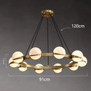 Axyaa Modern Chandelier for Dining Room and Living Room Interior Lighting