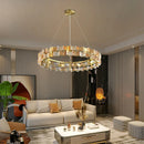 Axyaa Modern LED Chandelier for Dining Room, Living Room, Bedroom, and Hotel Décor