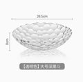 Axyaa Modern Living Room Fruit Plate Glass Plate Creative Home Snacks Firm Fruit Plate