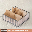 Axyaa Clothing Organizer Box for Underwear Socks Bras Pants Scarves Ties Jeans & more