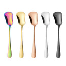 Axyaa Stainless Steel Dessert Spoon Set - Gourd Shape Coffee Yogurt Ice Cream Gift