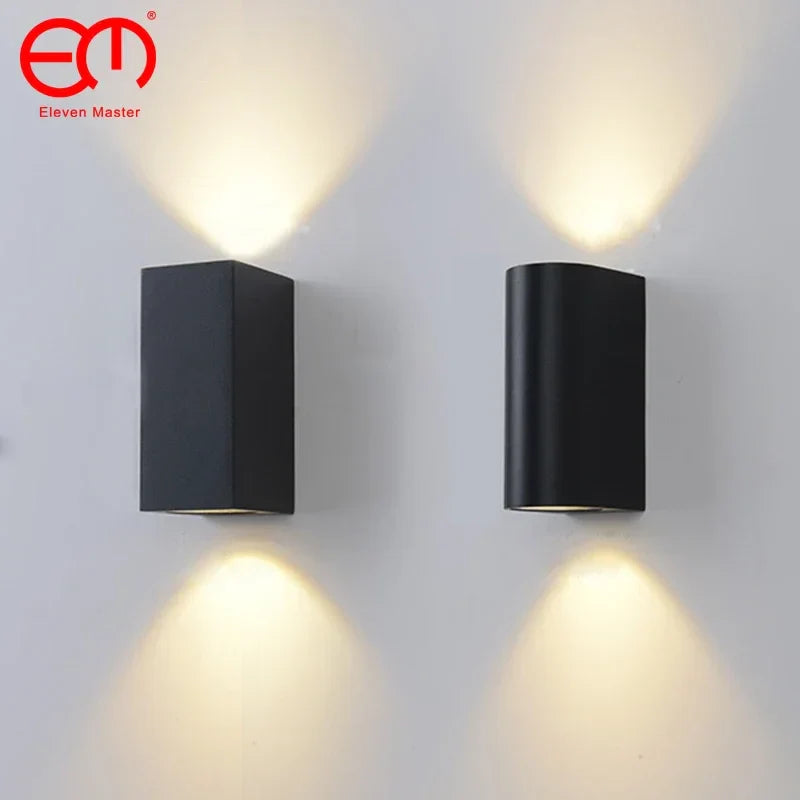 Axyaa Outdoor GU10 Wall Lamp, Die-cast Waterproof Lighting for Garden, Villa, and Fence