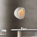 Axyaa Modern White Line Pendant for Living Room, Bedroom, and Restaurant