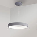 Axyaa LED Circle Pendant Chandelier for Modern Home Decor and Dining Room