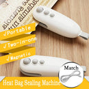 Axyaa Mini 2-in-1 Plastic Sealing Machine for Snack Bags - Rechargeable Heat Sealer