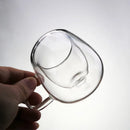 Axyaa Double-Walled Glass Coffee Cups Set for Christmas Gathering