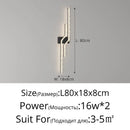 Axyaa Modern Crystal LED Wall Lamp for Bedside TV Backdrop, Hallway, Staircase Lighting