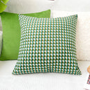 Axyaa Nordic Green Cushion Cover 45x45cm - Sofa Throw Pillow Decor - 1pc
