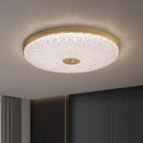 Axyaa Copper Crystal Circular LED Ceiling Light Luxe Modern Decor for Living Room