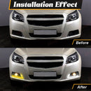 Axyaa LED Daytime Running Lights Turn Signal for Chevrolet Malibu 2011-2015