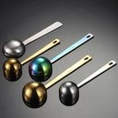 Axyaa Stainless Steel Coffee Food Tea Measuring Spoon Baking Tools 10-15ML Solid Color