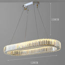 Axyaa Crystal Chandelier Pendant Lamp for Living Room Dining Room Ceiling Light
