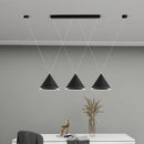 Axyaa Black Iron Pendant Lamps for Modern Indoor Lighting Fixture