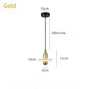 Axyaa Marble LED Pendant Light - Luxe Minimalist Nordic Design