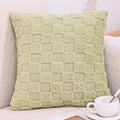 Axyaa Waffle Fabric Plush Pillowcase: Stylish Comfort for Home Decor and Bed Living Room