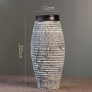 Axyaa Ins Style Ceramic Floor Vase for Home Decor & Living Room Art