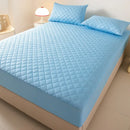Axyaa Waterproof Quilted Mattress Protector - Non-slip Fitted Sheet Pad - 140/160/180/200