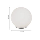 Axyaa Lunar Ball Table Lamp: Simple Modern Bedside Decor Light